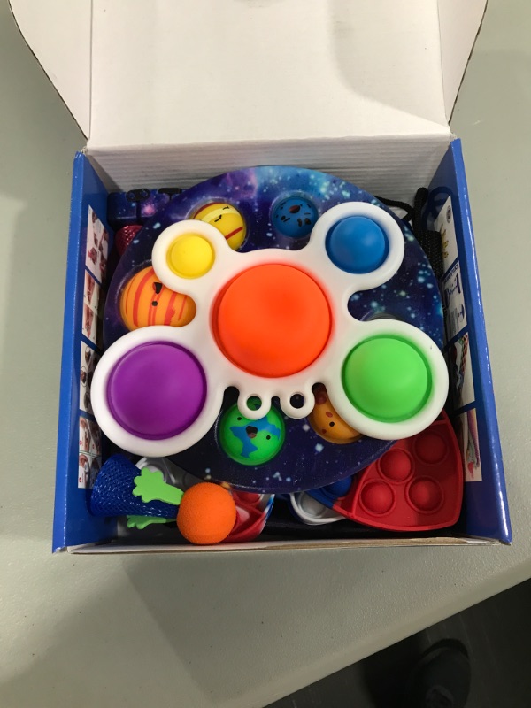 Photo 2 of Pop Toy Pack Fidget Sensory Fidgets Kid Bulk Toys Party Favors It Boy Favor Kids Boys Poppet Set 3 4 5 6 7 8 9 10 12 Year Old Gift Birthday Gifts Prizes Box Classroom Stocking Stuffers