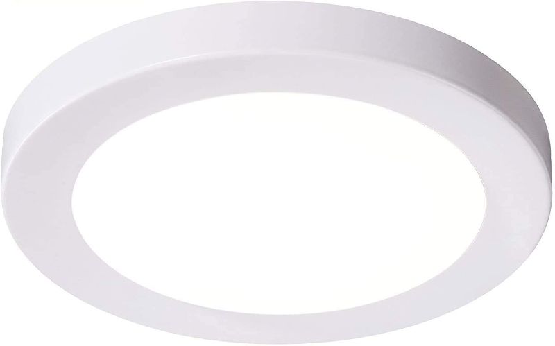 Photo 1 of CLOUDY BAY 7.5 inch LED Ceiling Light,12W 840lm,5000K Day Light,LED Flush Mount,White,Wet Location