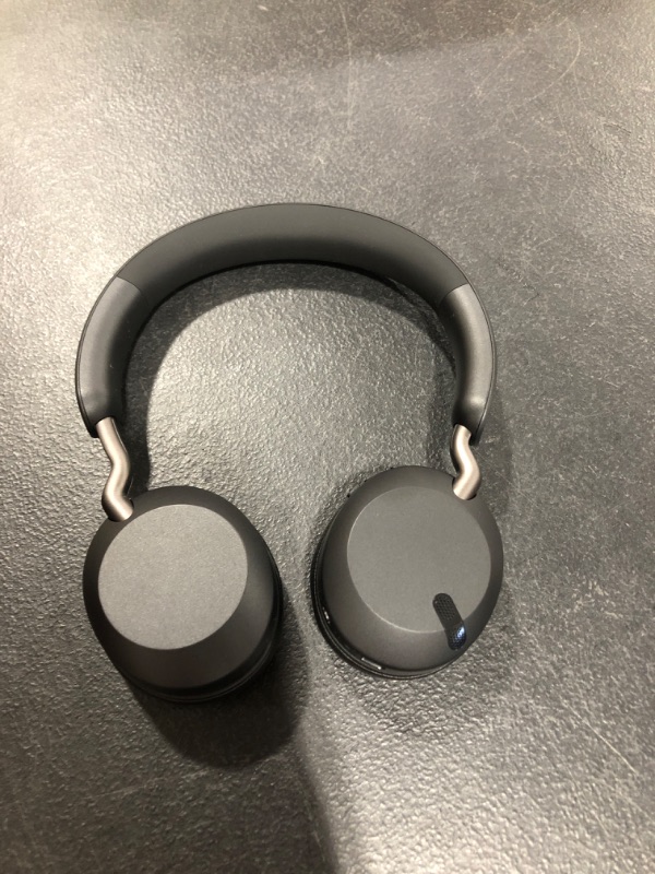 Photo 1 of Jabra Elite 45h, Titanium Black – On-Ear Wireless Headphones with Up to 50 Hours of Battery Life, Superior Sound with Advanced 40mm Speakers – Compact, Foldable & Lightweight Design