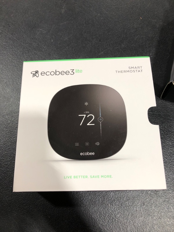 Photo 3 of Ecobee3 Lite SmartThermostat, Black