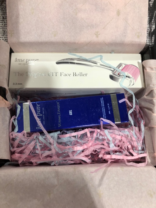 Photo 2 of ÂME PURE Micro needle Dermaroller, anti aging, wrinkles, pigmentation, sagging skin, WrinklEraser BASIC kit (3 pcs)