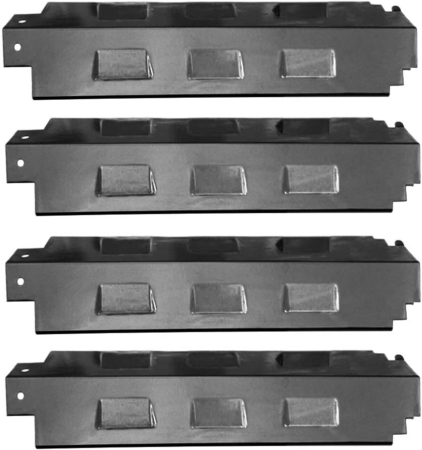 Photo 1 of BBQ funland PH8741 (4-Pack) Porcelain Steel Heat Plate/Heat Shield Replacement for Select Gas Grill Models by Charbroil, Kenmore, Front Avenue Gas Grill and Other