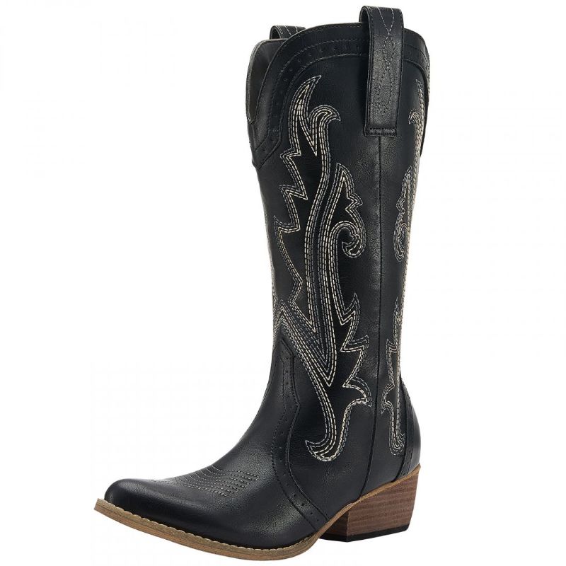 Photo 1 of Women's Pointy Toe Western Cowgirl Boots, 9