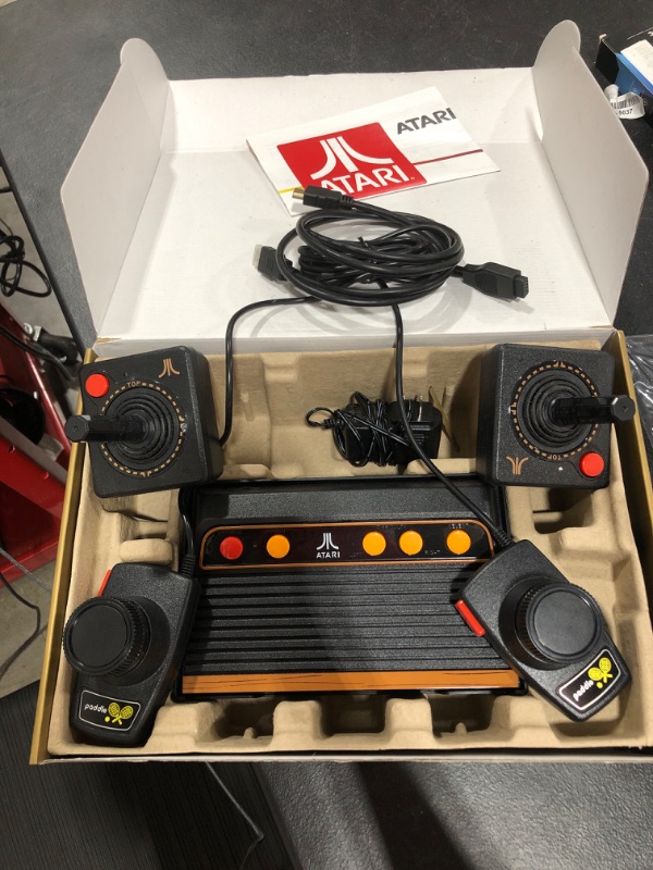 Photo 2 of Atari Flashback 8 Gold DELUXE with 120 Games - Includes 2 Controllers and 2 Paddles