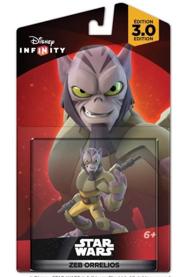 Photo 1 of Disney Infinity 3.0 Edition Star Wars Rebels Kanan Jarrus Figure Toy, Disney Infinity 3.0 Star Wars Zeb Figure (Universal)


