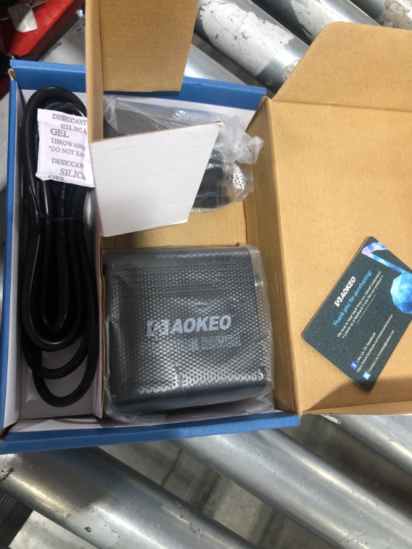Photo 1 of Aokeo 1-Channel 48V Phantom Power Supply with Adapter, Bonus+XLR 3 Pin Microphone Cable for Any Condenser Microphone Music Recording Equipment
