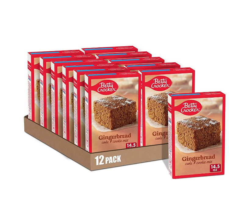 Photo 1 of Betty Crocker Gingerbread Cake and Cookie Mix, 14.5 oz. (Pack of 12) best by 04/15/2022

