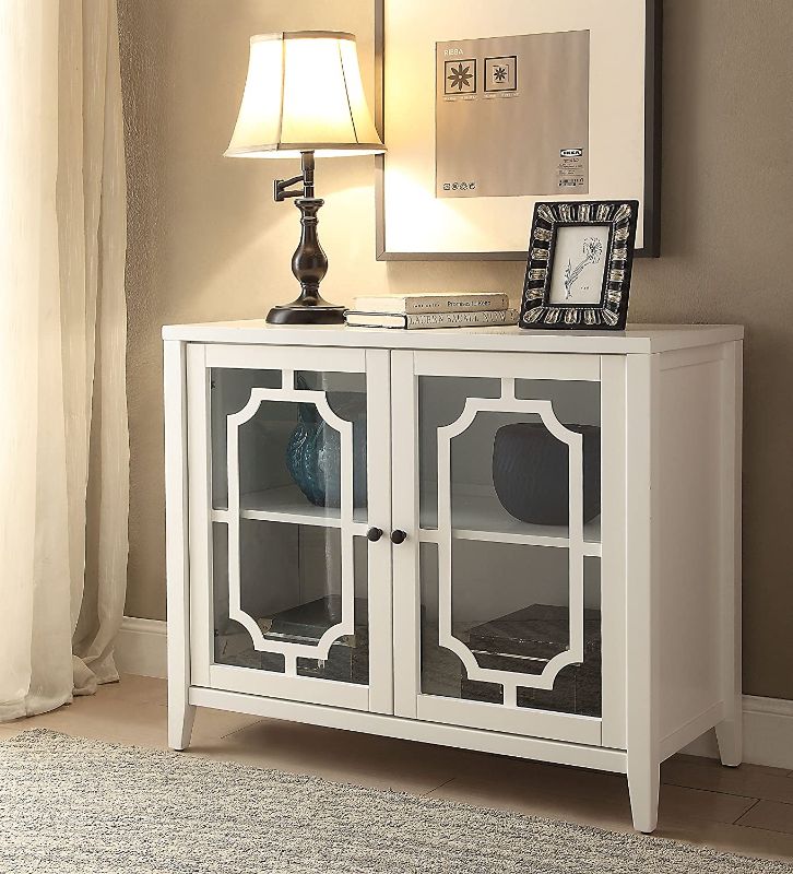 Photo 1 of ACME FURNITURE Ceara Console Table - 97384 - White
