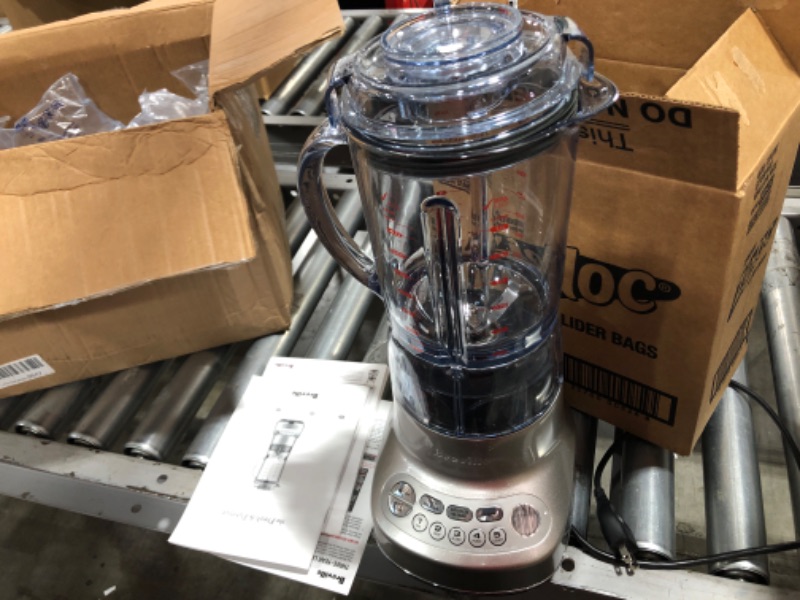 Photo 2 of Breville Fresh and Furious Blender, Silver, BBL620SIL
