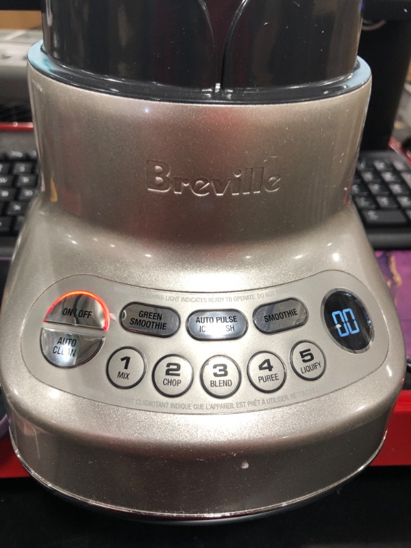 Photo 3 of Breville Fresh and Furious Blender, Silver, BBL620SIL
