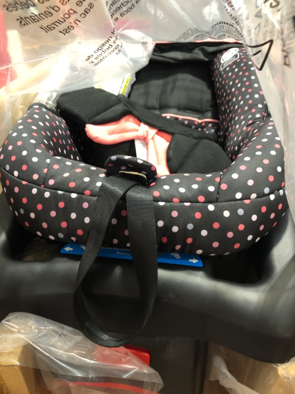 Photo 3 of Disney Light 'n Comfy 22 Luxe Infant Car Seat, Minnie Confetti