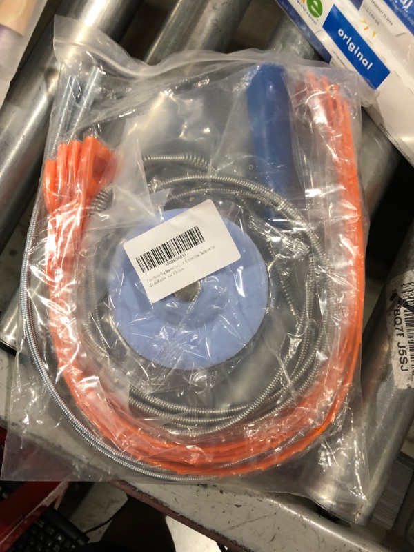 Photo 1 of 7 in 1 Drain Clog Remover Tool, 20inch Sink Snake Cleaner?4pcs?78inch Drain Auger Sewer toilet dredge, 25inch Drain Hair Remover Tool ?2pcs?For Sewer, Toilet, Kitchen Sink, Bathroom Tub
