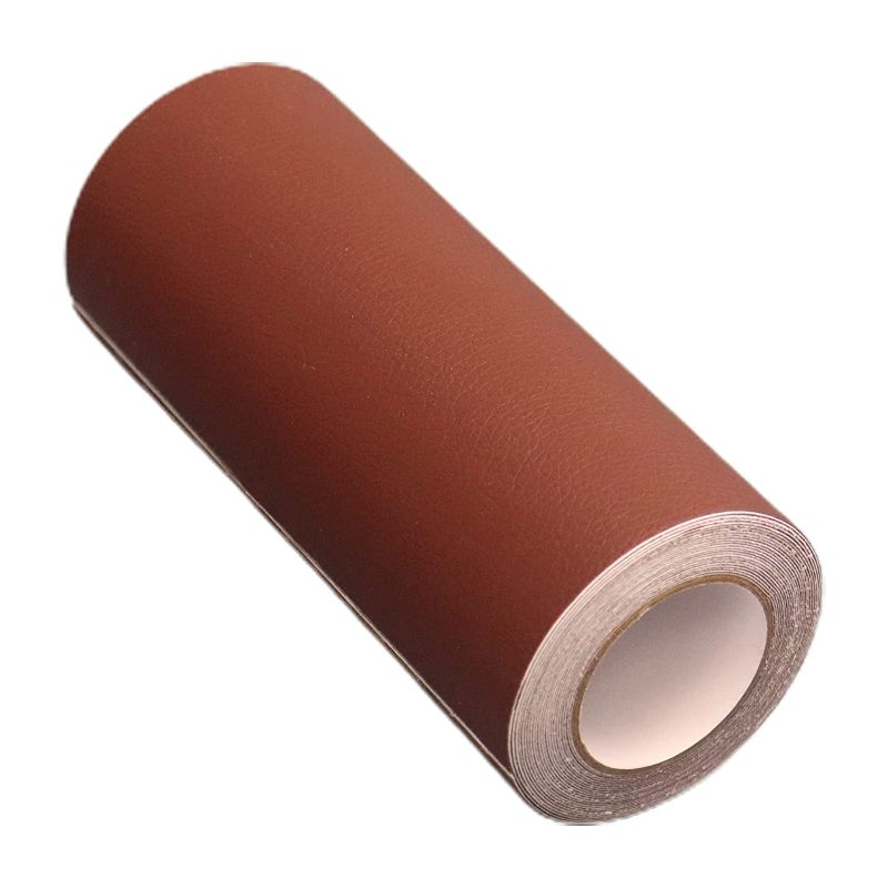 Photo 1 of Enjoy Myself Leather Repair Patch 12 * 144 inch, DIY Self Adhesive PU Tape Cut by Cricut Machine for Furniture, Couch, Car Seat, Sofa, Down Jacket, Chair (Brown)
