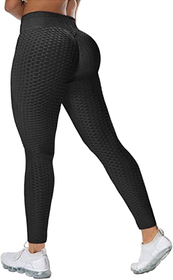 Photo 1 of LAOTEPO Butt Lifting Anti Cellulite Sexy Leggings for Women High Waisted Yoga Pants Workout Tummy Control Sport Tights, Size XL
