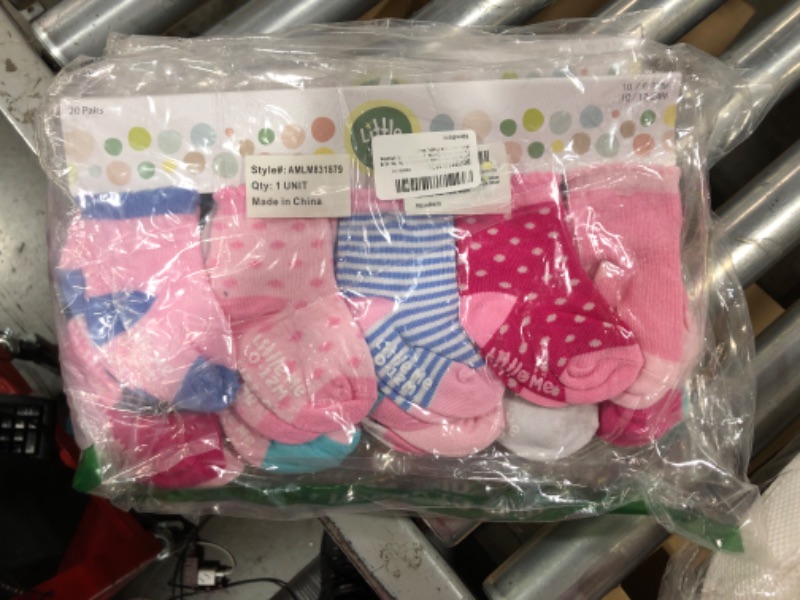 Photo 2 of Little Me 20-Pack Newborn Baby Infant & Toddler Girls Socks, 0-12/12-24 Months, Assorted Size Pack
