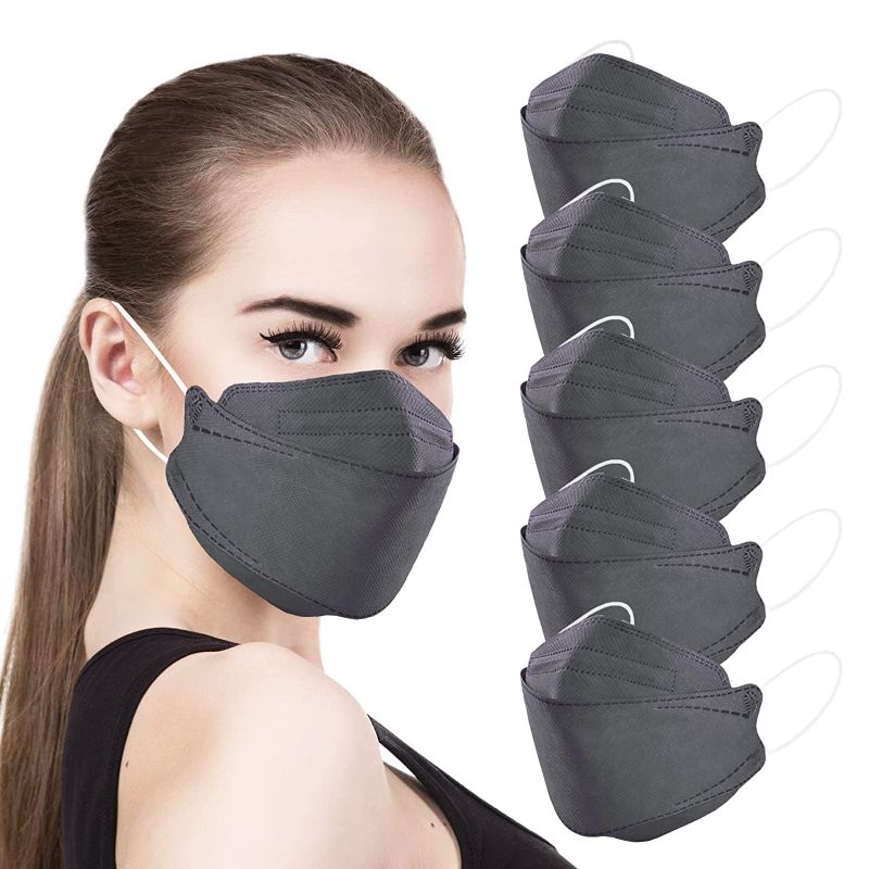 Photo 1 of 50Pcs Grey KF94 Disposable Face Masks 4-Layer Safety Face Mask
