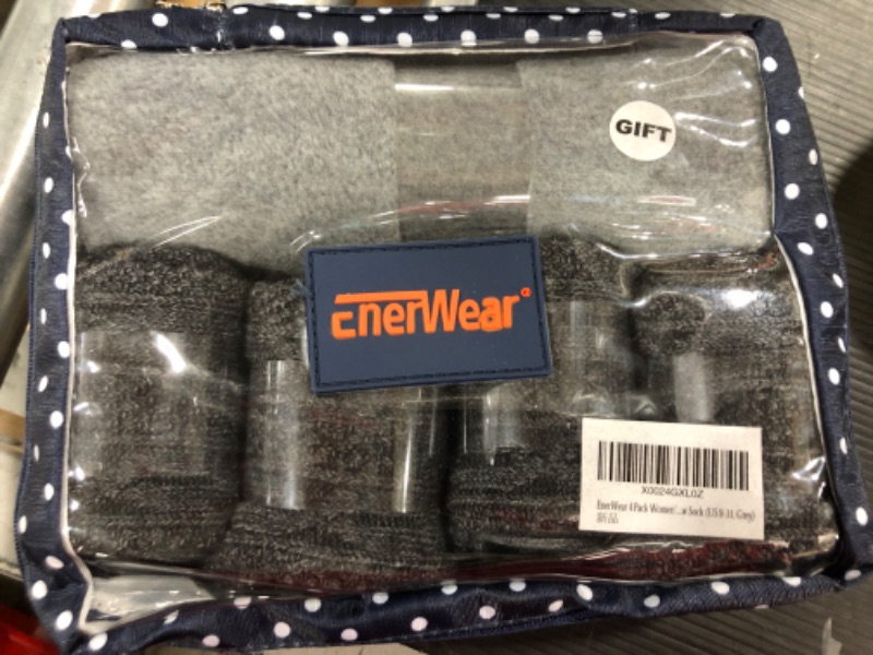 Photo 2 of Enerwear 4 Pack Women's Wool Casual Crew Boot Socks. Size 9-11
