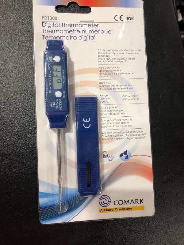 Photo 2 of Comark Instruments | PDT300 | Waterproof Pocket Digital Thermometer
