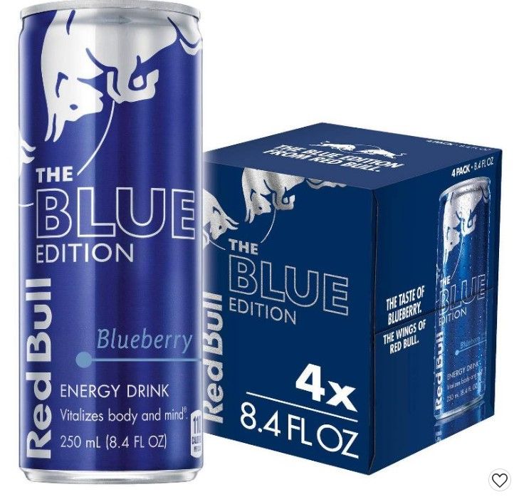 Photo 1 of (6 PACK) Red Bull Blueberry Energy Drink - 4pk/8.4 fl oz Cans

