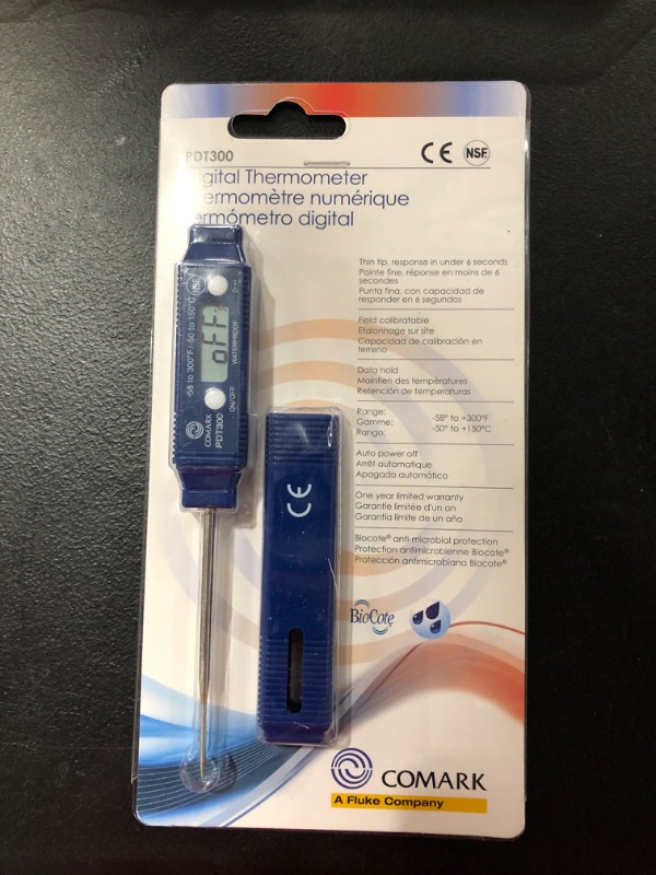 Photo 2 of Comark Instruments | PDT300 | Waterproof Pocket Digital Thermometer
