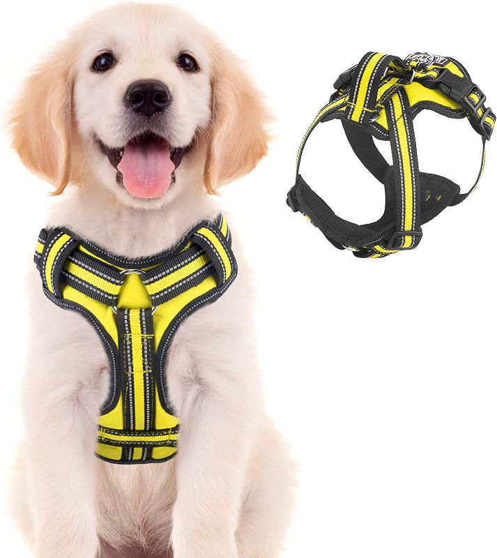 Photo 1 of Bolux No Pull Dog Harness, Adjustable Pet Reflective Oxford Soft Vest Harness with Leash Clips for Small Medium Large Dogs, Pet No-Choke Halters with Nylon Handle MEDIUM
