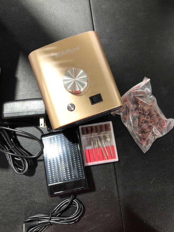 Photo 2 of Nail Drills for Acrylic Nails - Professional Nail Drill Machine BTArtbox 30000