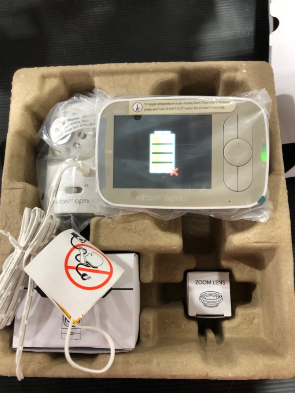 Photo 1 of Infant Optics Dxr-8 Video Baby Monitor, Interchangeable Optical Lens