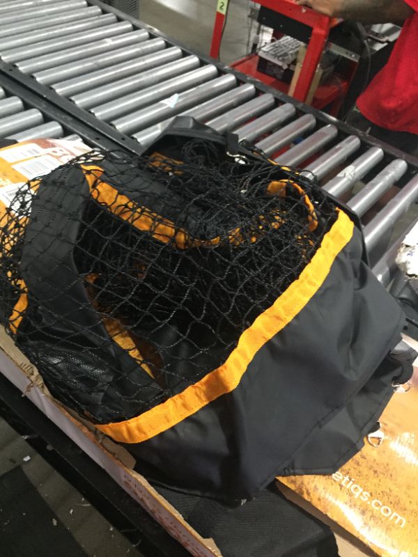 Photo 1 of ACELETIQS Lacrosse Rebounder for Backyard 5x7 Feet Baseball Rebounder Practice Net Screen- Pitchback, Throwback, Bounce Back Training Wall | Portable [Carry Bag Included]

