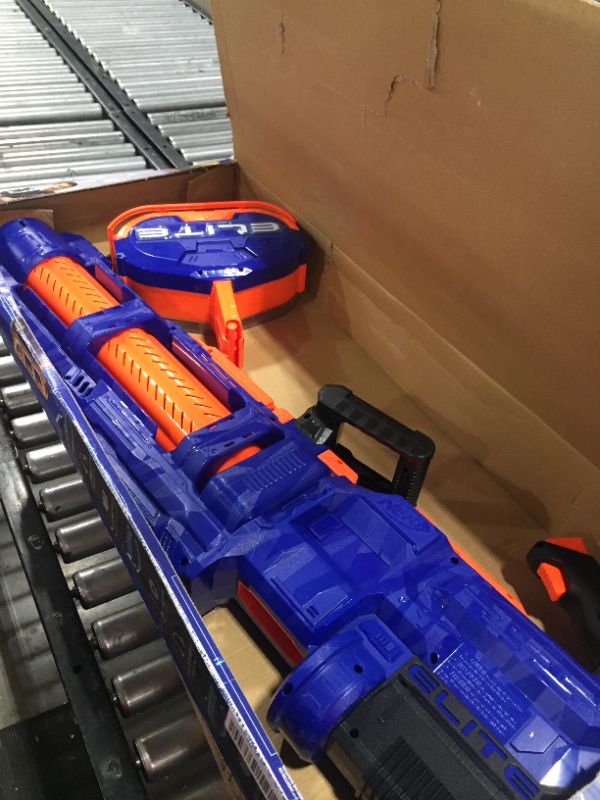 Photo 2 of NERF Elite Titan CS-50 Toy Blaster -- Fully Motorized, 50-Dart Drum, 50 Official Elite Darts, Spinning Barrel -- for Kids, Teens, Adults