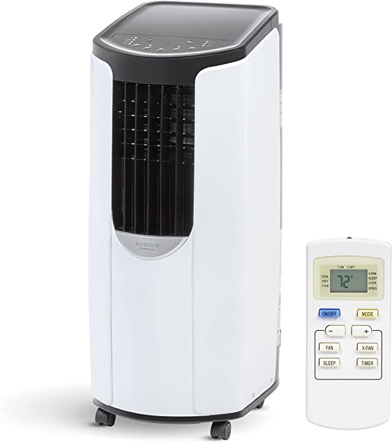 Photo 1 of IRIS USA 3-in-1 WOOZOO Portable Air Conditioner and Dehumidifier with Remote Control, Quiet, 10,000 BTU, 450 Sq ft, White
