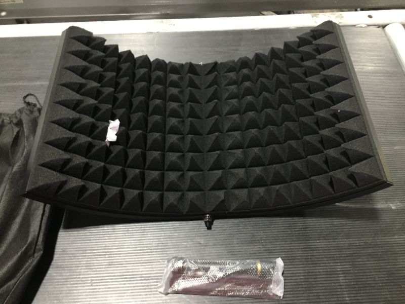 Photo 2 of Aokeo (AO-302) Professional Studio Recording Microphone Isolation Shield.High Density Absorbent Foam Is Used to Filter Vocal. Suitable for Blue Yeti a
