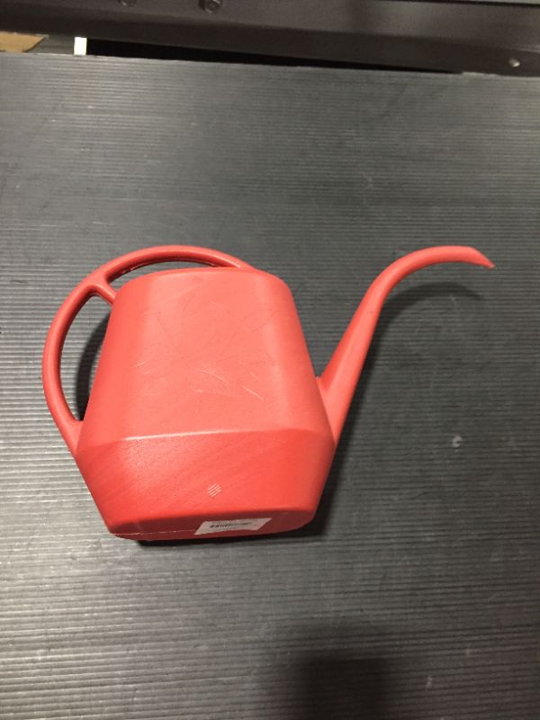 Photo 1 of Bloem Watering Can Aqua Rite 1/2 Gal. (56 Oz) Burnt Red
