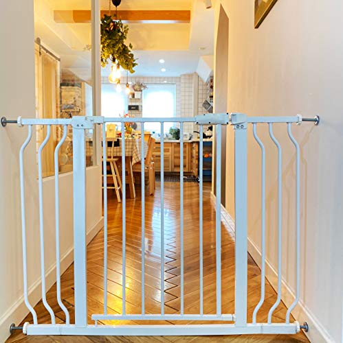 Photo 1 of BalanceFrom Easy Walk-Thru Safety Gate for Doorways and Stairways with Auto-Close/Hold-Open Features, Multiple Sizes