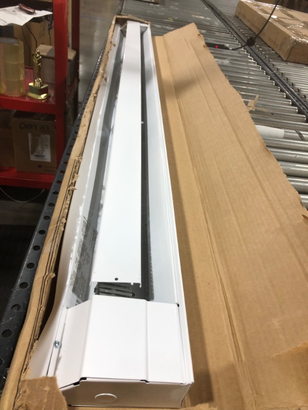 Photo 2 of 72 in. 240/208-volt 1,500/1,125-watt Electric Baseboard Heater in White/SELLING FOR PARTS ONLY 
