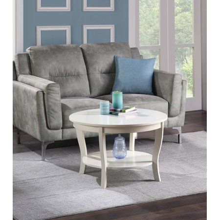 Photo 1 of American Heritage Round Coffee Table with Shelf
