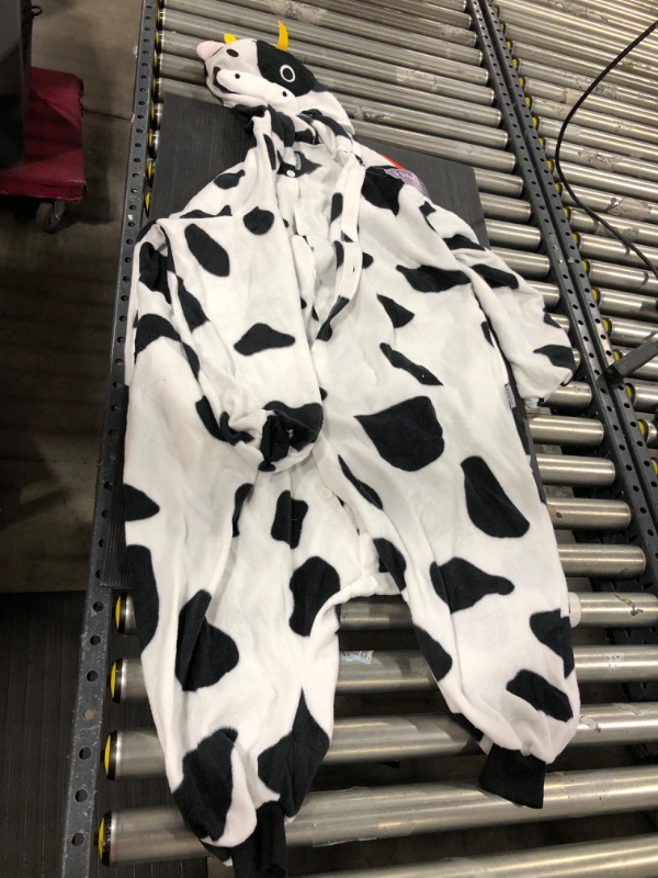 Photo 2 of FUNZIEZ! - Cow Adult Unisex Novelty Union Suit x small

