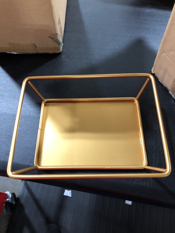 Photo 1 of 4 PACK OF GOLD STORAGE TRAYS 