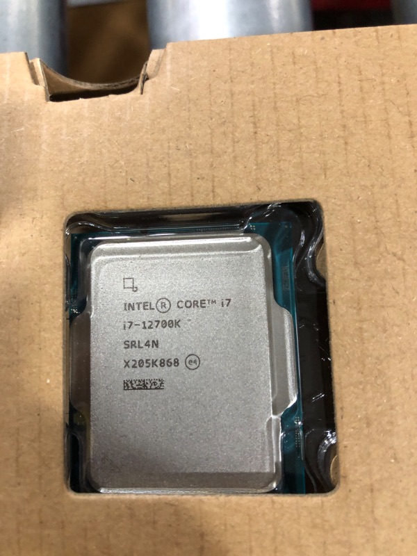 Photo 3 of Intel Core I7-12700K LGA1700 12-Core 3.6GHz Unlocked 600 Series 125W (Bx8071512700k)