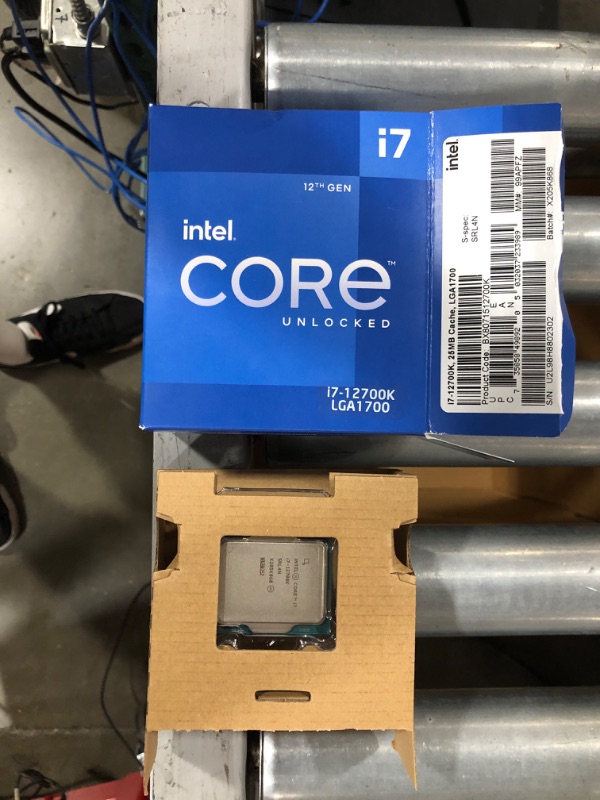 Photo 2 of Intel Core I7-12700K LGA1700 12-Core 3.6GHz Unlocked 600 Series 125W (Bx8071512700k)