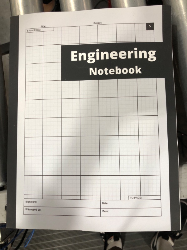 Photo 2 of Engineering Notebook: 120 Pages Grid Format, Graph Paper Composition Notebook, 8.5" X 11"