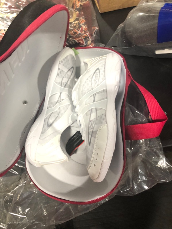 Photo 1 of womens whiote tennis shoes 
size 9