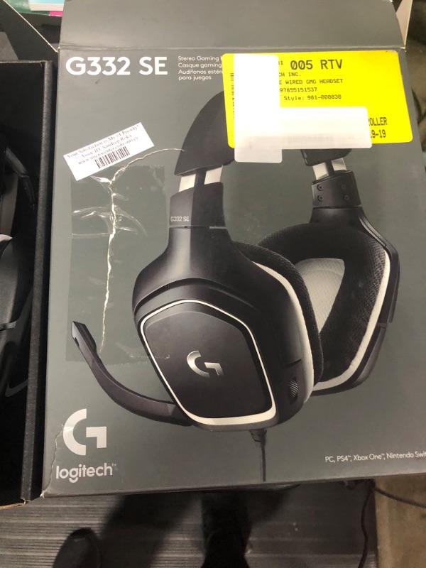 Photo 2 of Logitech G332 SE Stereo Gaming Headset for PC, PS4, Xbox One, Nintendo Switch
