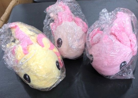 Photo 2 of (3 PACK) AXOLOTL PLUSH DOLLS