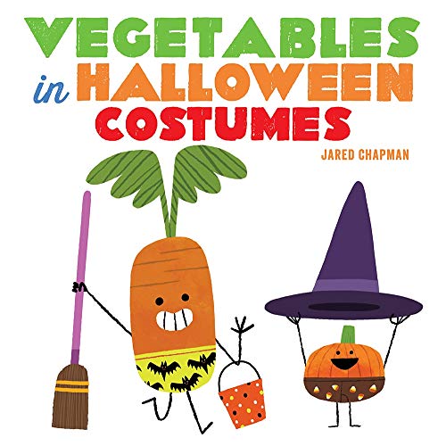 Photo 1 of (2 PACK) Vegetables in Halloween Costumes Board book
