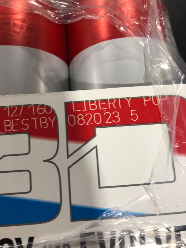 Photo 3 of (12 PACK) 3D Energy Drink / Red, White & Blue  (BEST BY 8/20/2023)
