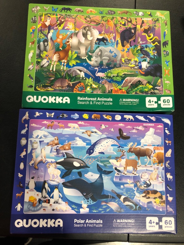 Photo 3 of (2 PACK) Floor Puzzles 60PC
