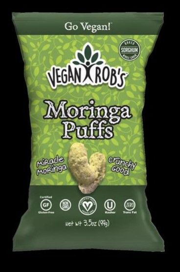 Photo 1 of (6 PACK) Vegan Robs 3.5 oz Moringa Puffs (BEST BY  8/9/2021)
