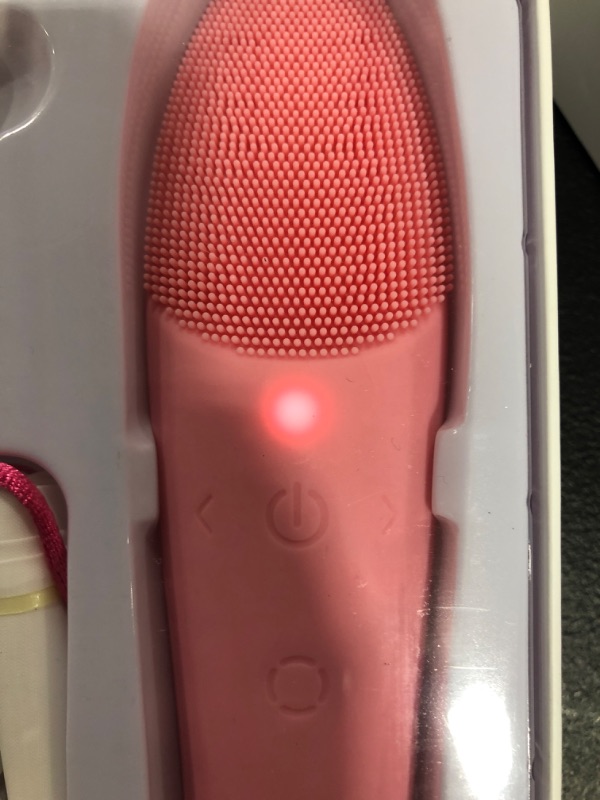 Photo 3 of 3 in 1 Facial Hair Removal for Women with Face Cleansing Brush and Skin Lift Massager Face Skin Care Tool Multifunctional Silicone Sonic Rechargeable Waterproof Keenove (Pink)
