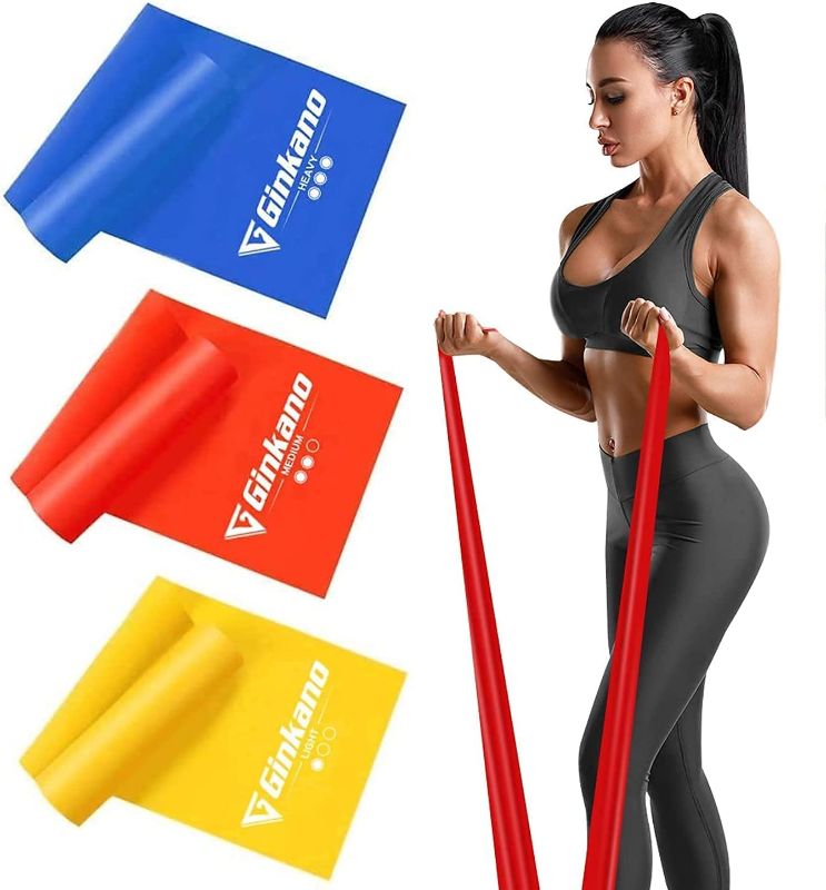 Photo 1 of (3 PACK) Haquno Resistance Bands Set, [Set of 3] Skin-Friendly Exercise Bands with 3 Resistance Levels,Workout Resistance BandS
