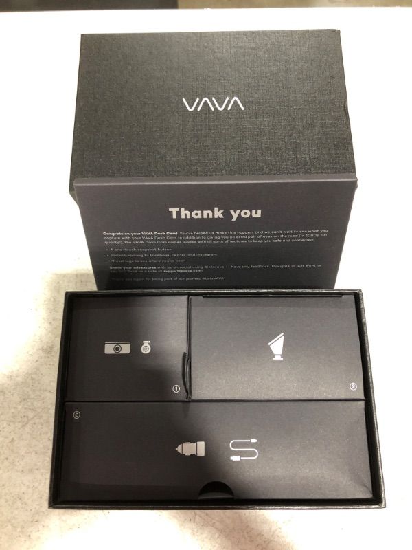 Photo 1 of Rove R2-4K Dash Cam Built in WiFi GPS Car Dashboard Camera Recorder with UHD 2160P, 2.4" LCD, 150° Wide Angle, WDR, Night Vision. WAS FACTORY SEALED, OPENED FOR PHOTOS.
